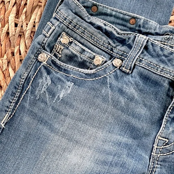 Miss Me Peace Sign #JP5356B Boot Jean - Picture 10 of 15